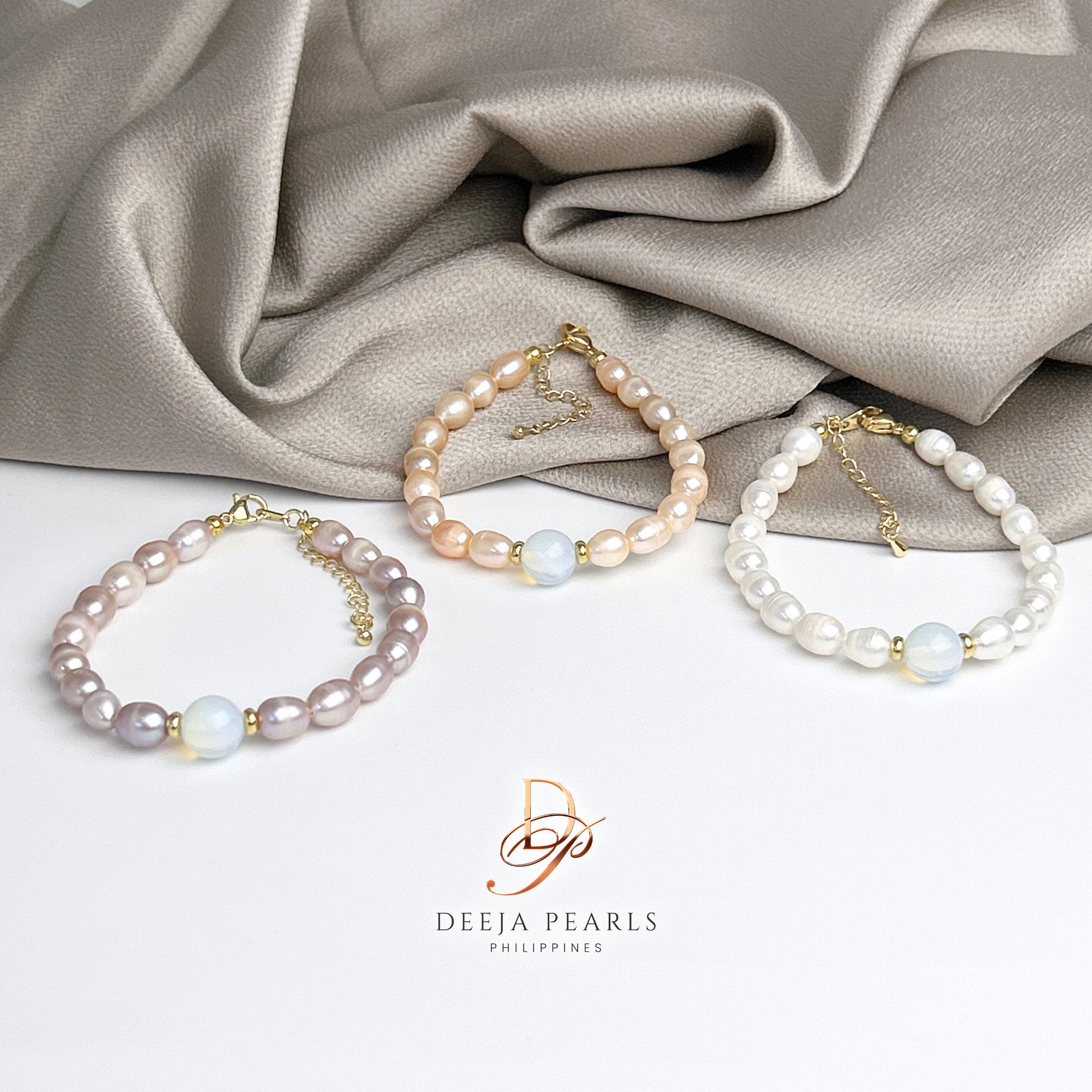 DPB117 • Freshwater Pearl with Moonstone Natural Gemstone