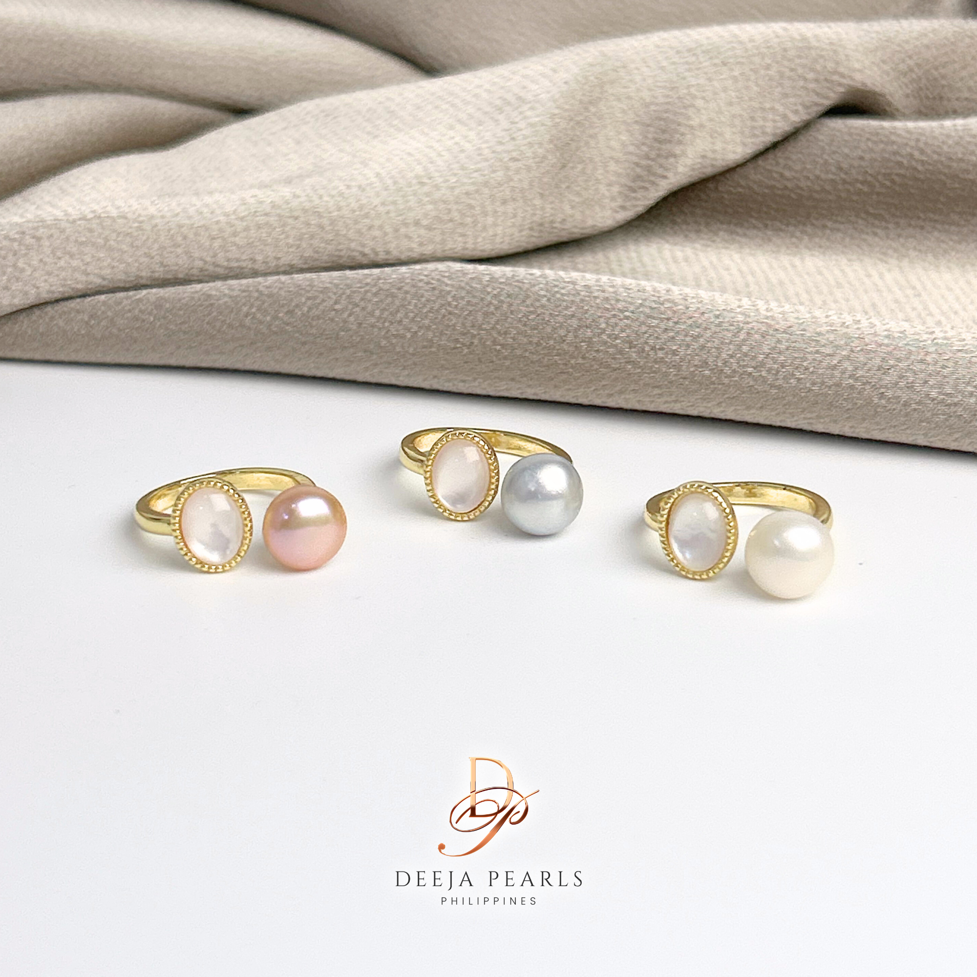 DPR104 • Freshwater Pearl Adjustable Ring