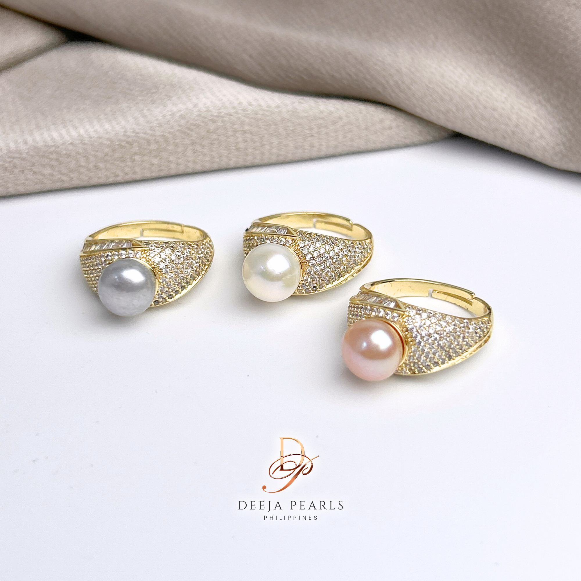 DPR115 • Freshwater Pearl Adjustable Ring