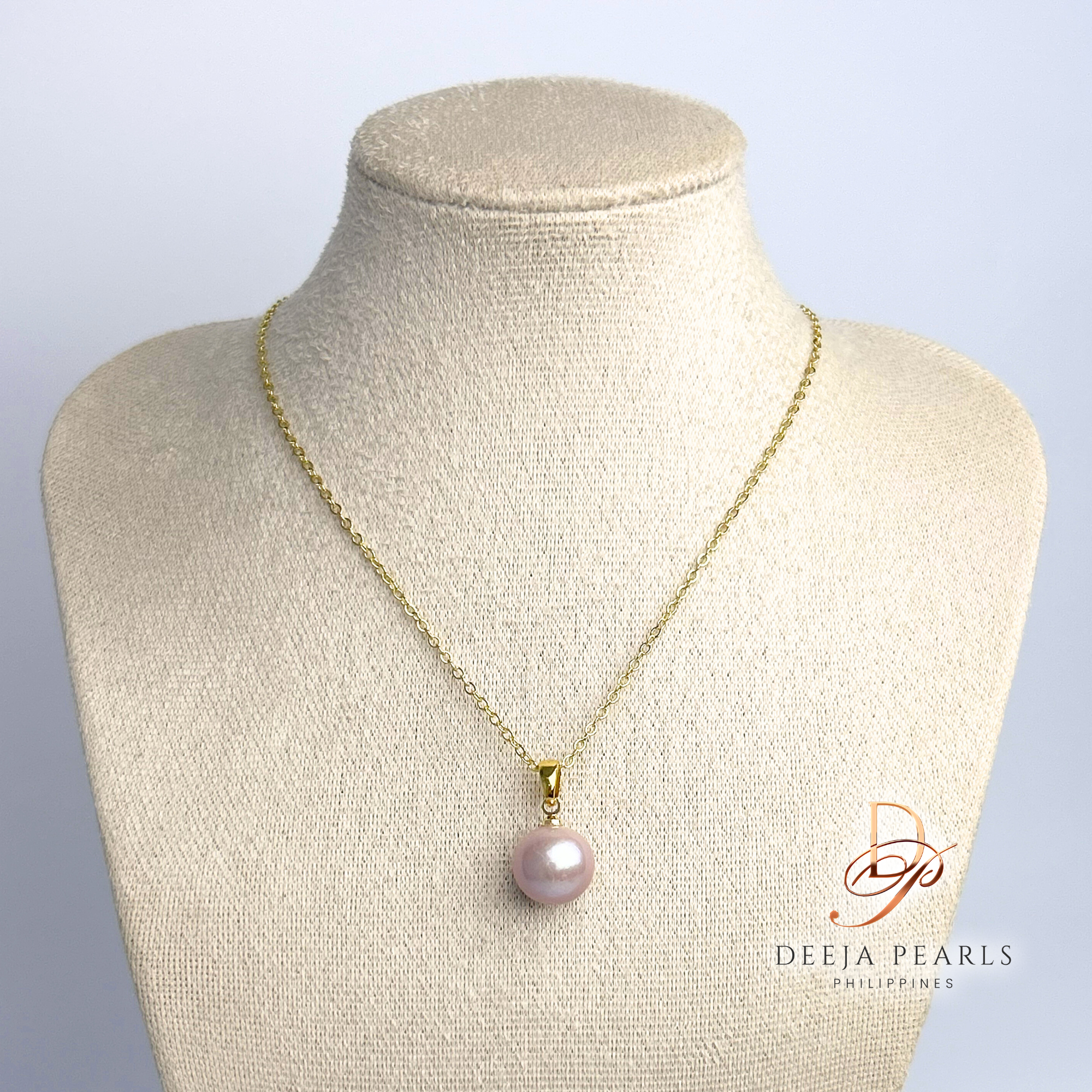EPN104 • Pink Edison Pearl Pendant Necklace