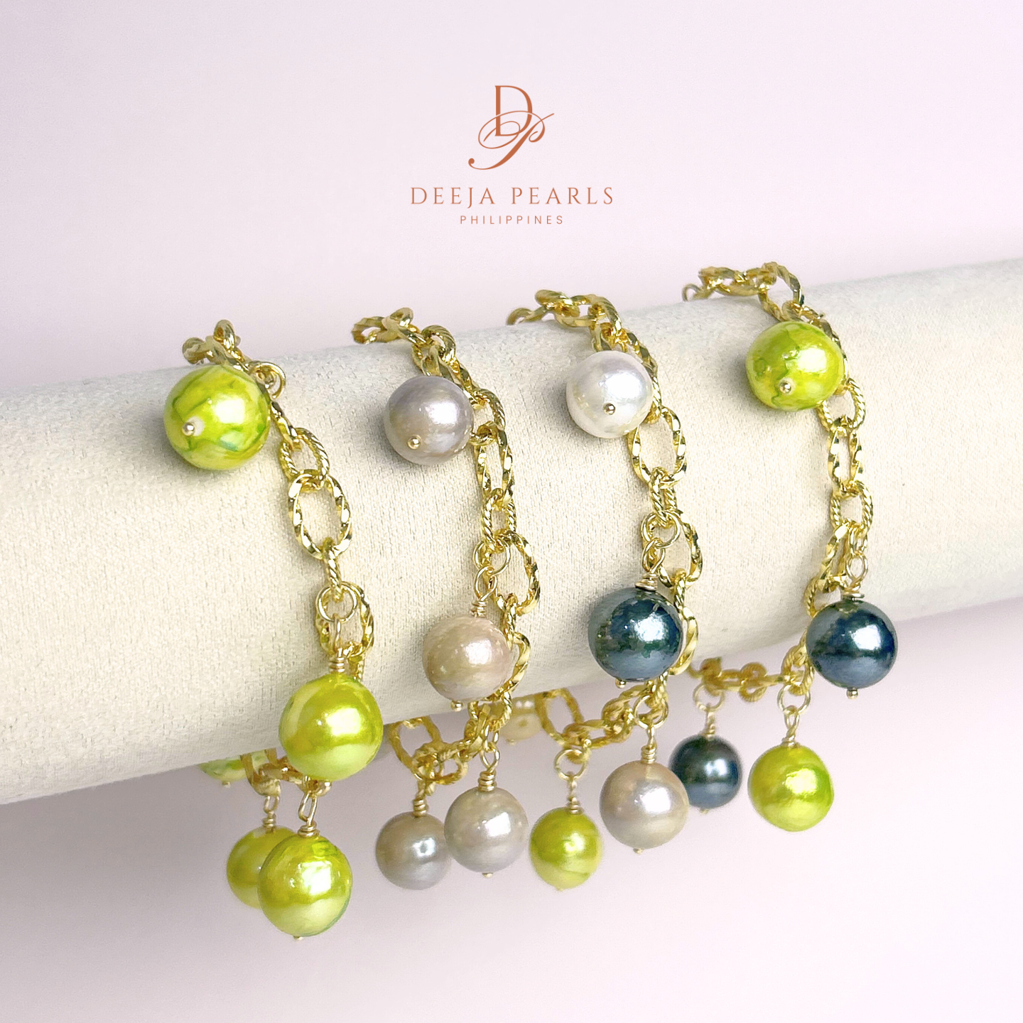 Edison Pearl Charm Bracelet