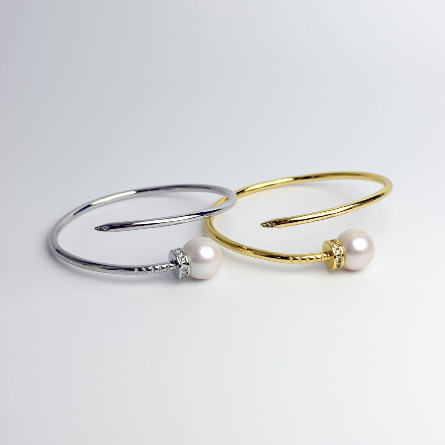 Edison Pearl 18K Gold Coated Bangle