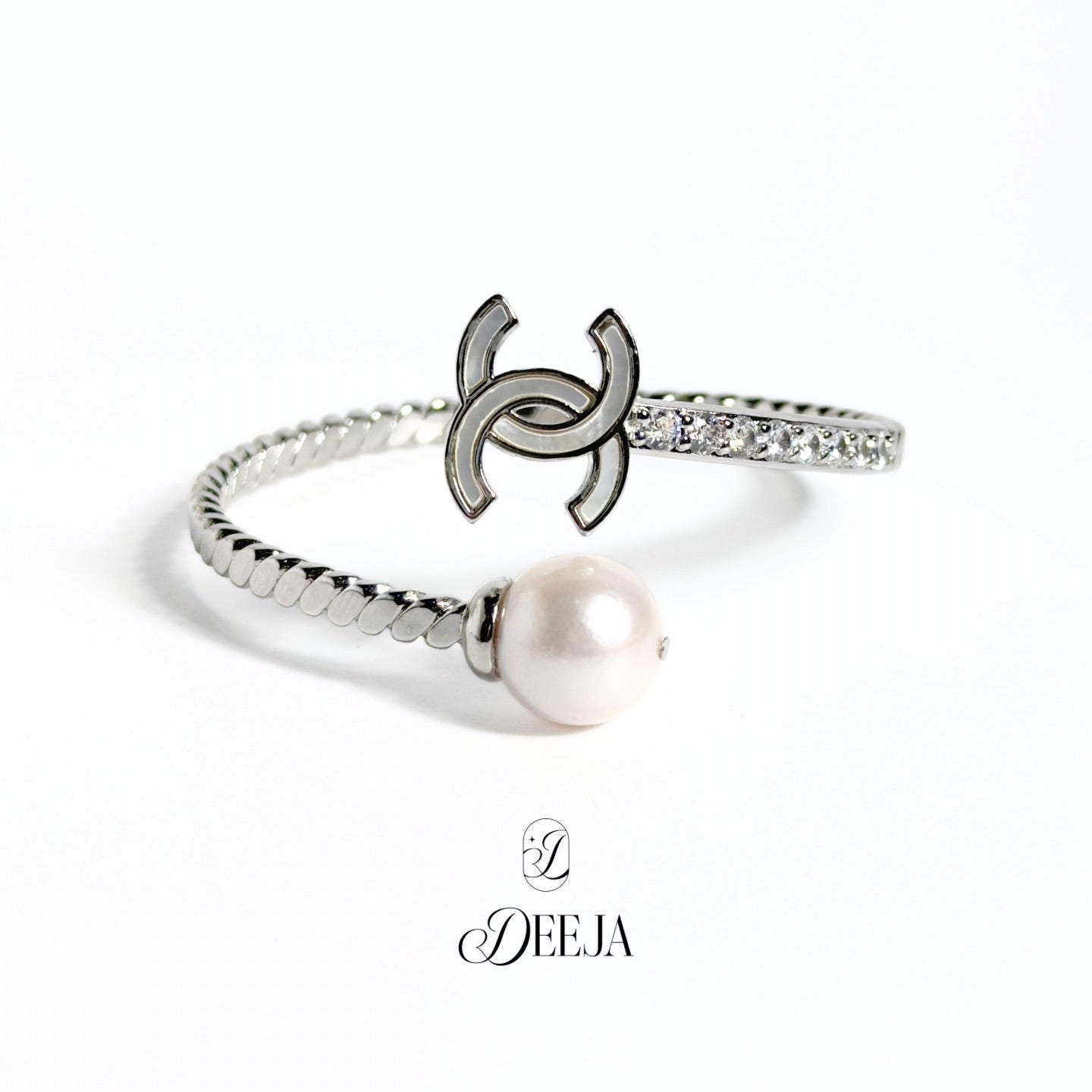 Coco | Edison Freshwater Pearl Bangle • FWB15