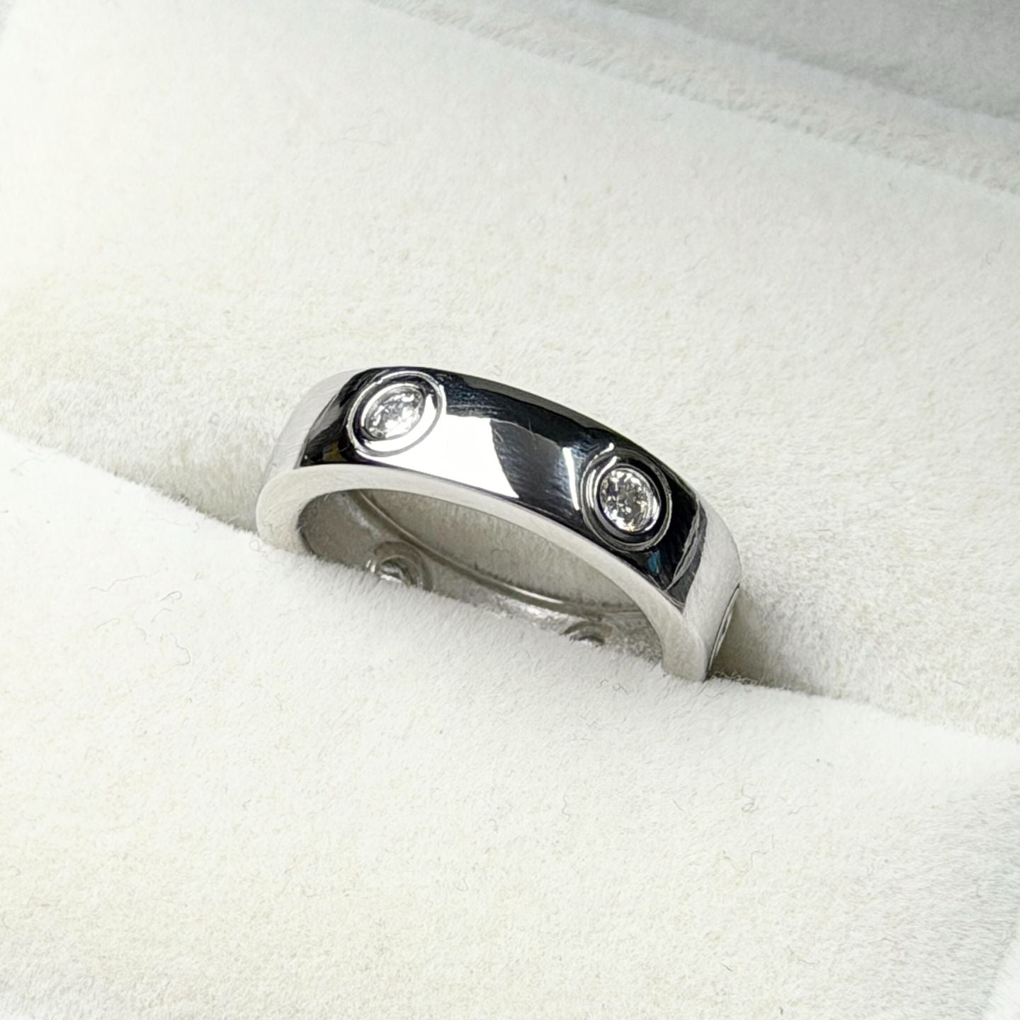 Moissanite 0.03ct Full Eternity Ring | DMR002