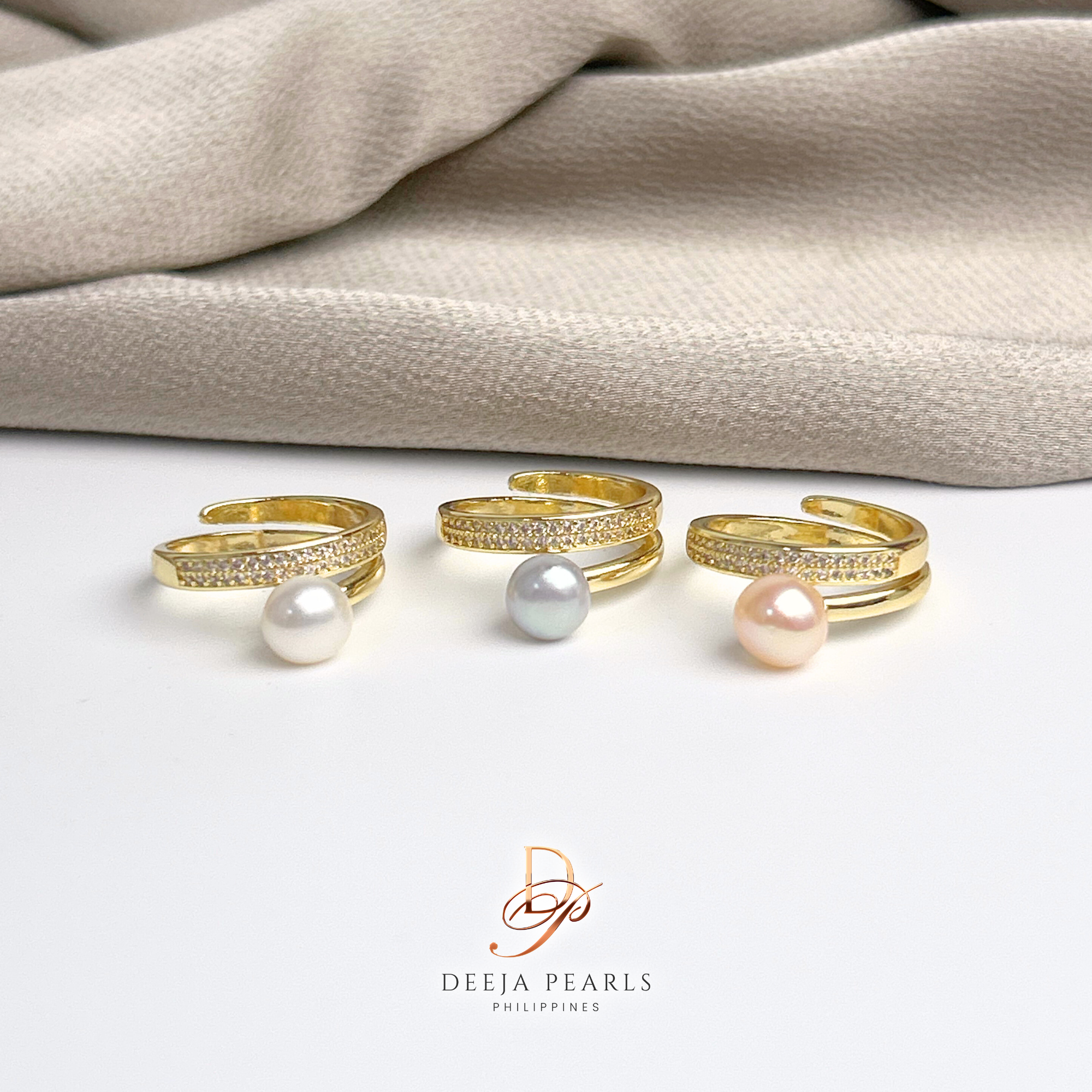 DPR101 • Freshwater Pearl Adjustable Ring