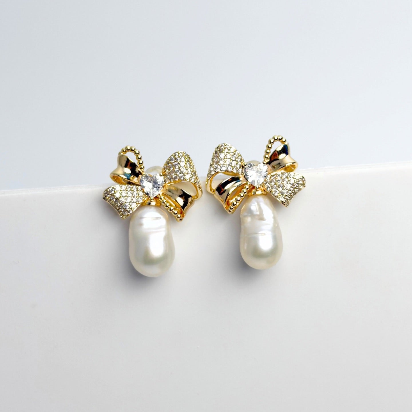 Freshwater Pearl Baroque Stud Earrings