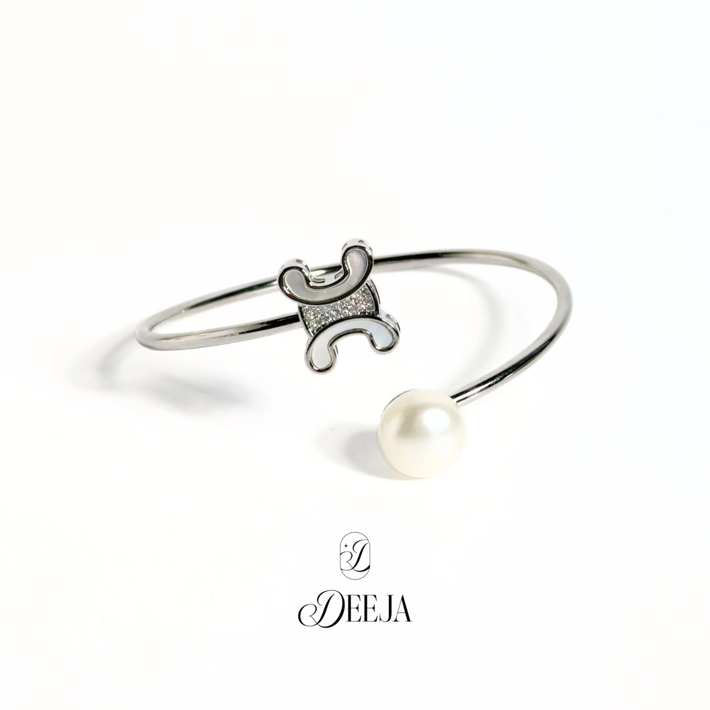Celina | Freshwater Pearl Bangle • FWB17