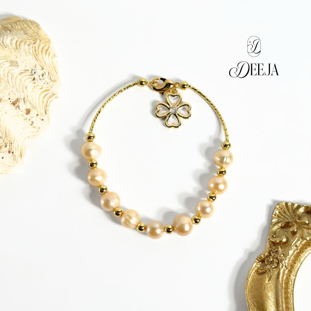 Kaia | Freshwater Pearl Bracelet • FWB02