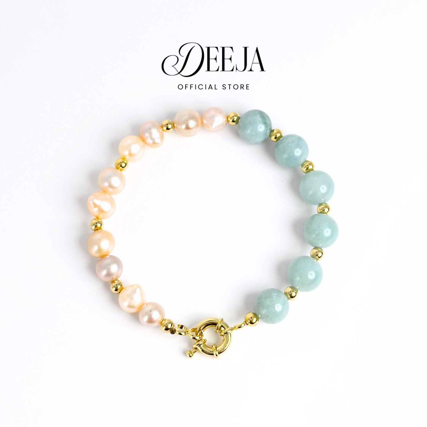 Deeja • Gemstone Freshwater Pearl Bracelet FPB10170