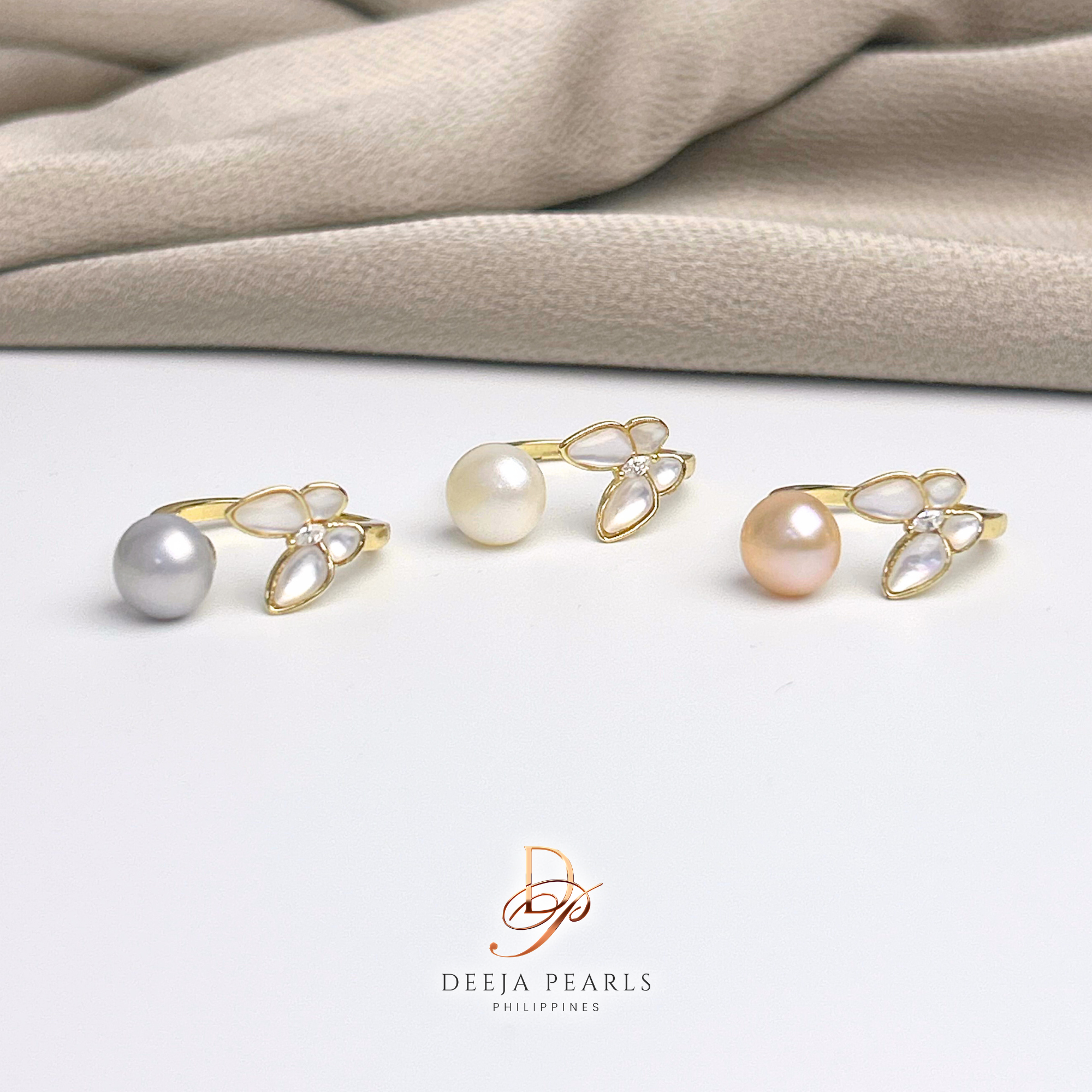 DPR102 • Freshwater Pearl Adjustable Ring