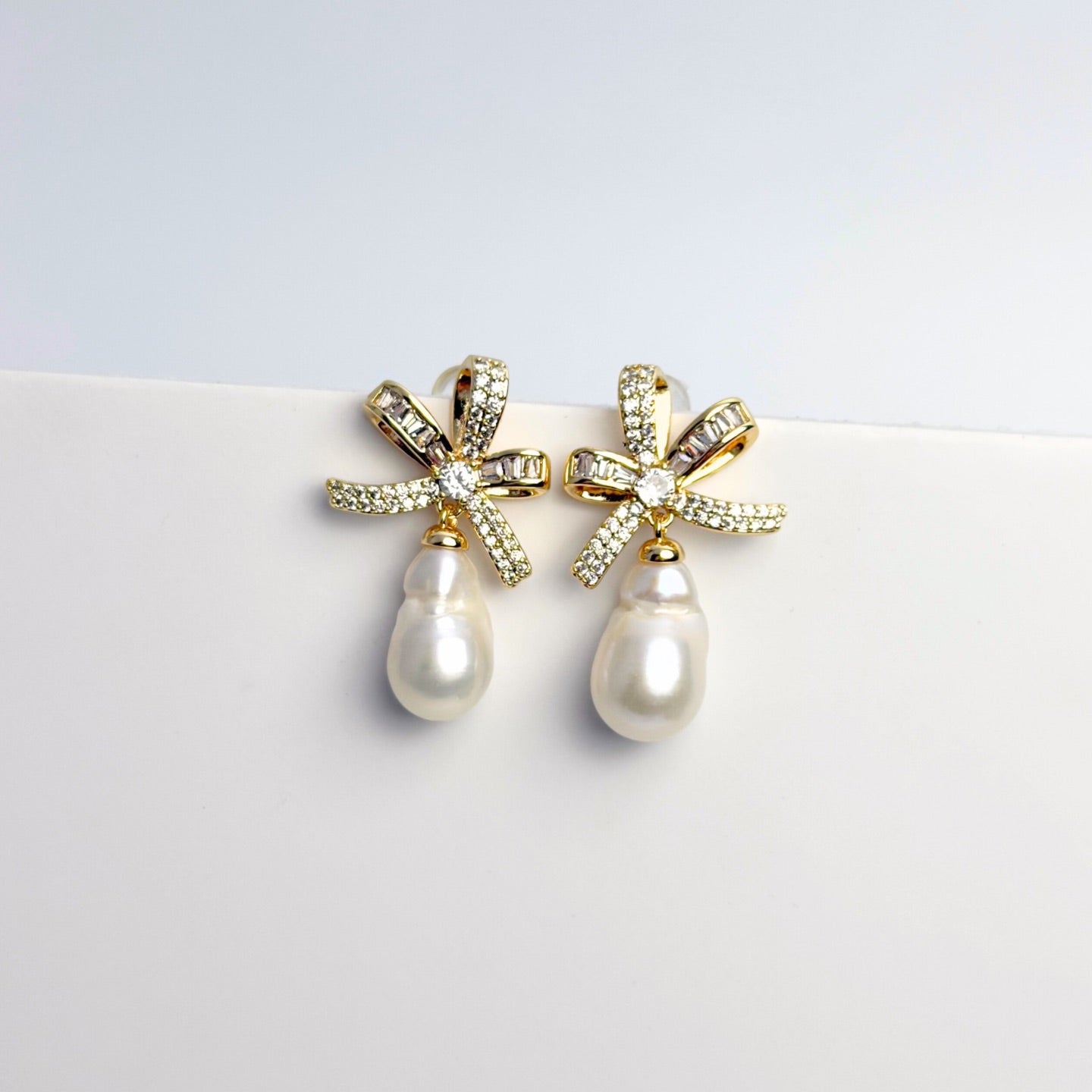 Freshwater Pearl Baroque Dangling Earrings