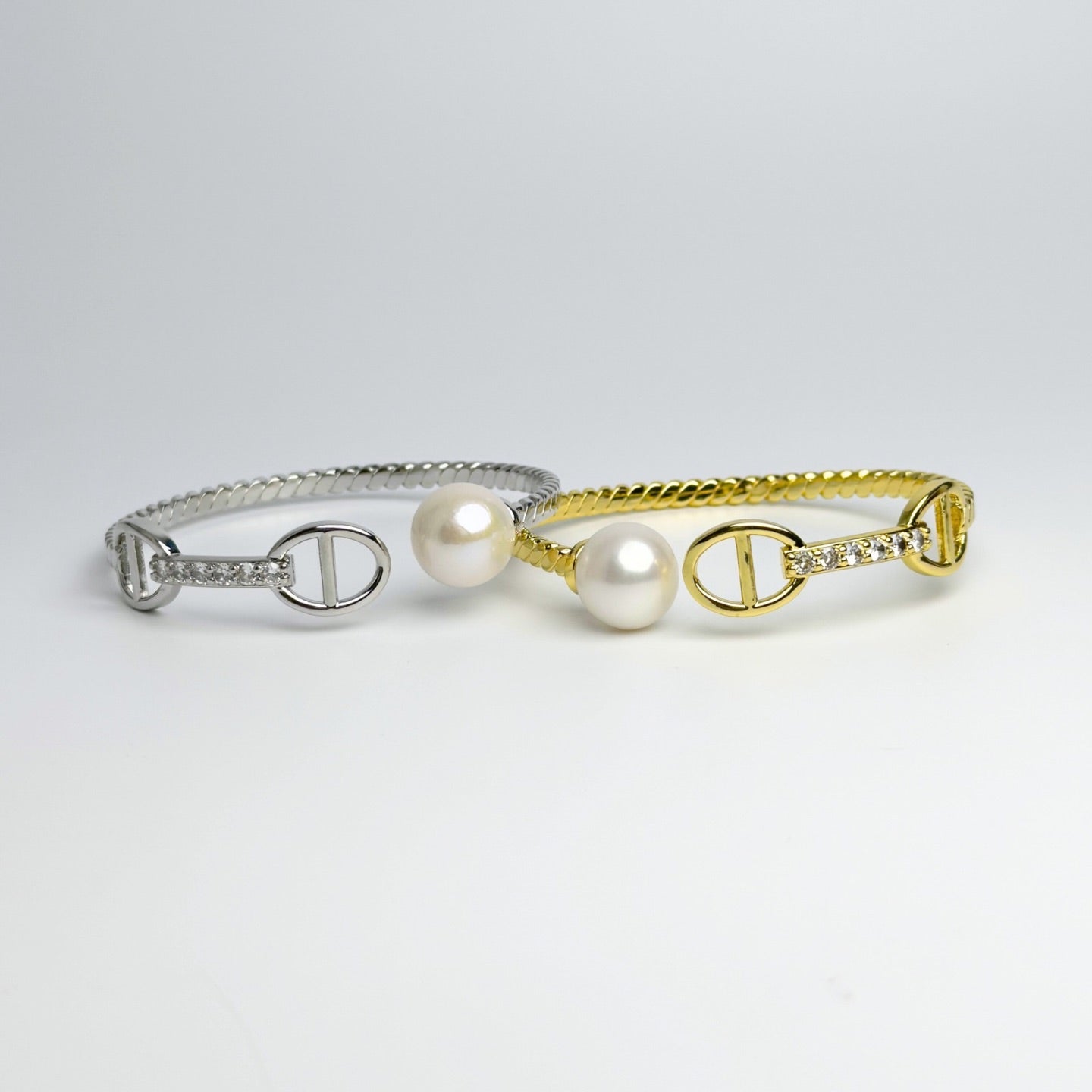 Edison Pearl 18K Gold Coated Bangle