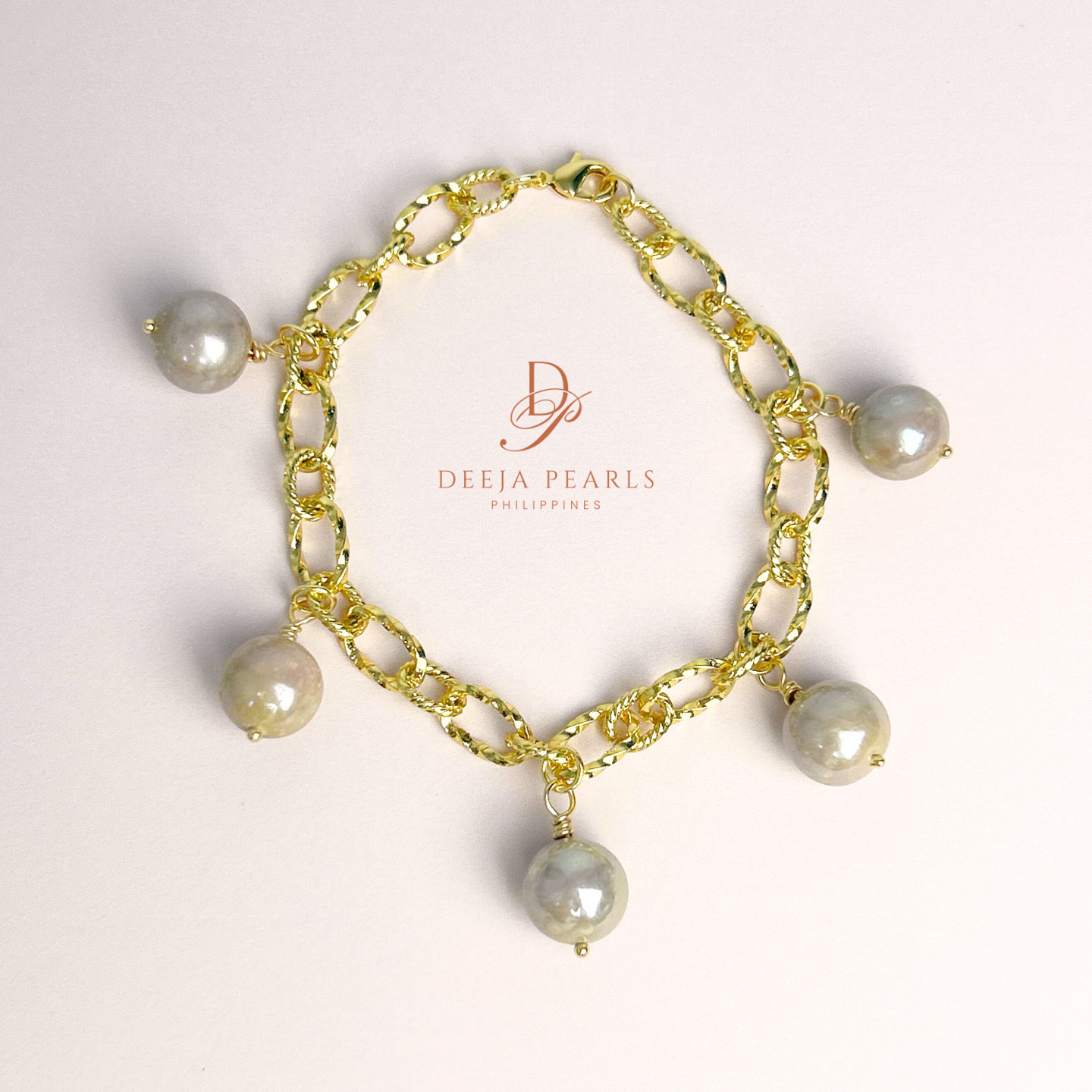 Edison Pearl Charm Bracelet