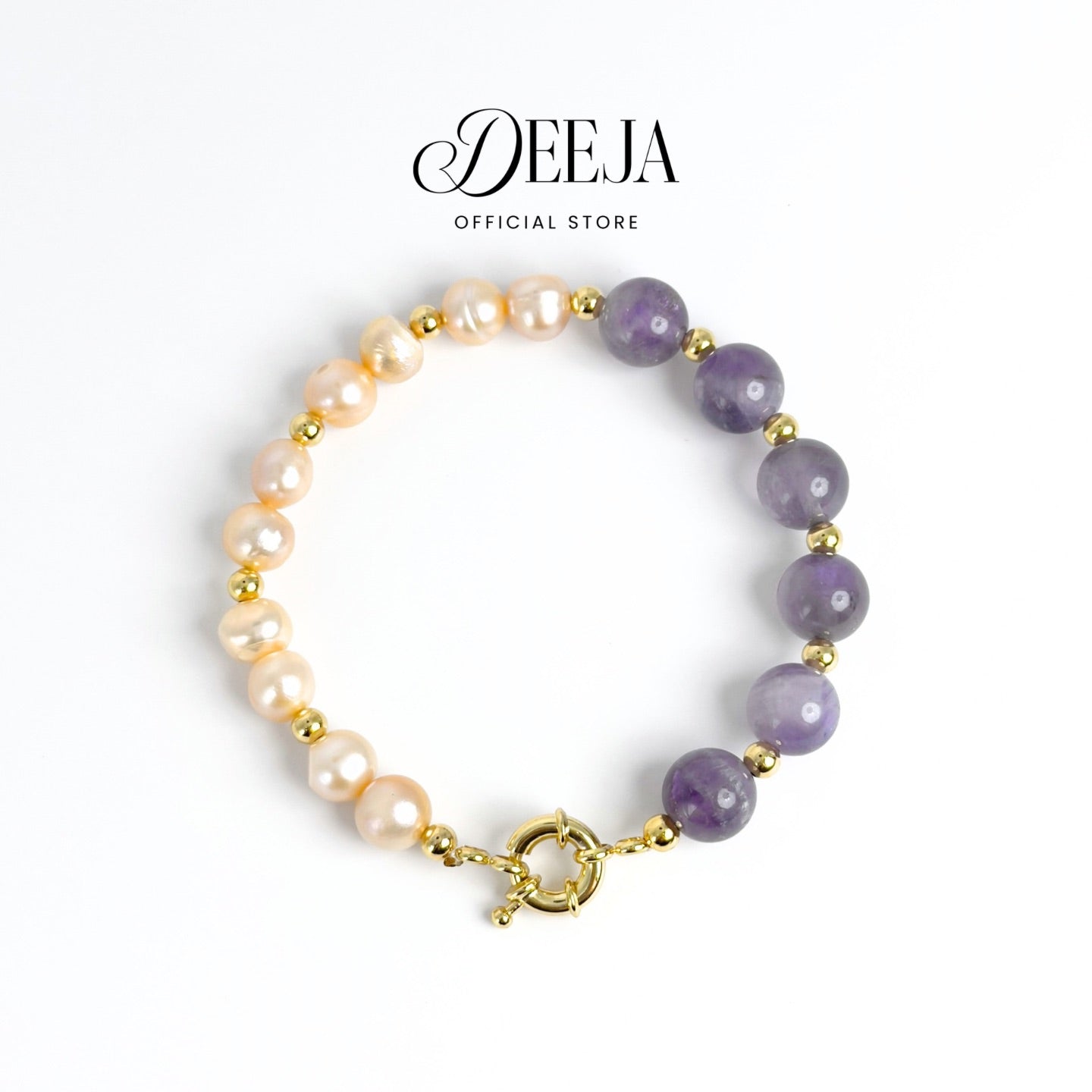 Deeja • Gemstone Freshwater Pearl Bracelet FPB10170