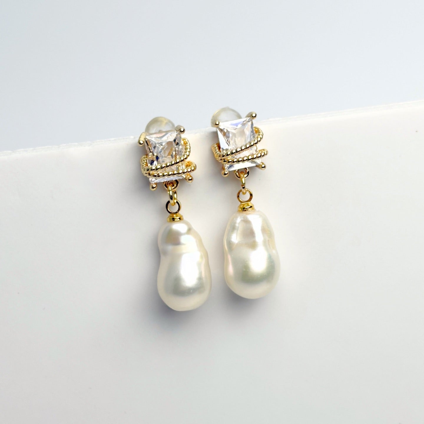 Freshwater Pearl Baroque Dangling Earrings