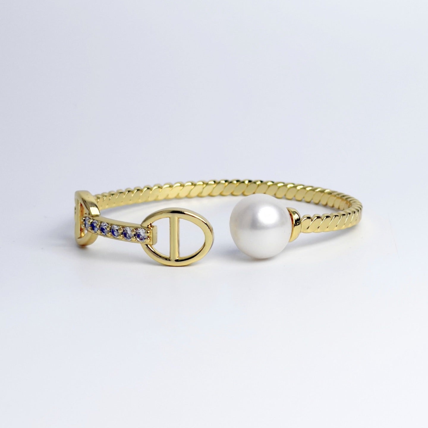 Edison Pearl 18K Gold Coated Bangle