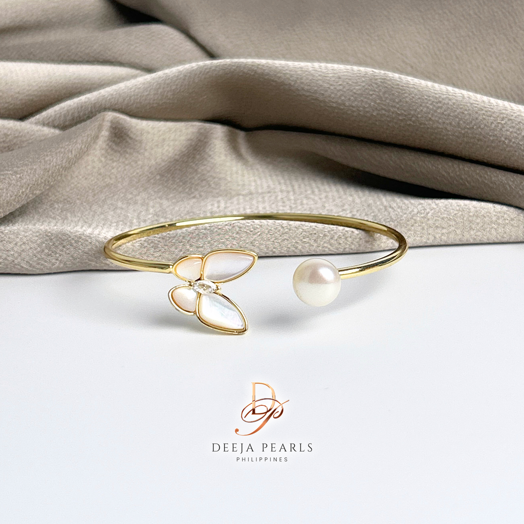 DPB133 • Freshwater Pearl Bracelet Bangle