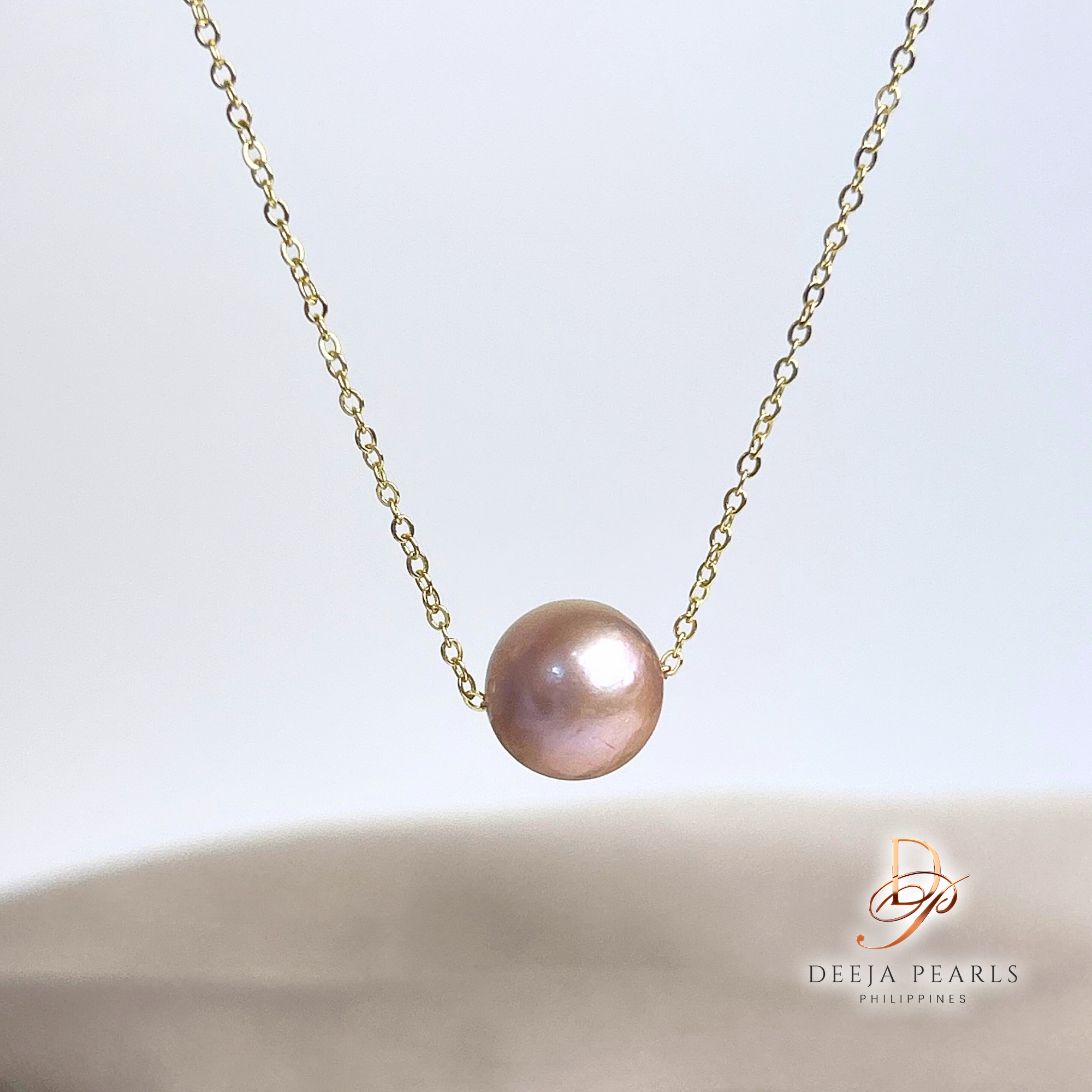 DPN109 • Edison Pearl Floating Necklace