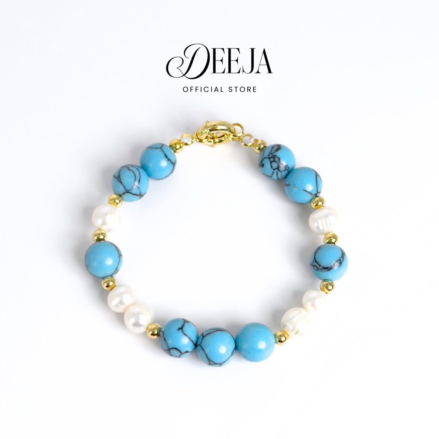 Deeja • Natural Gemstone Bracelet Freshwater Pearl FPB10140