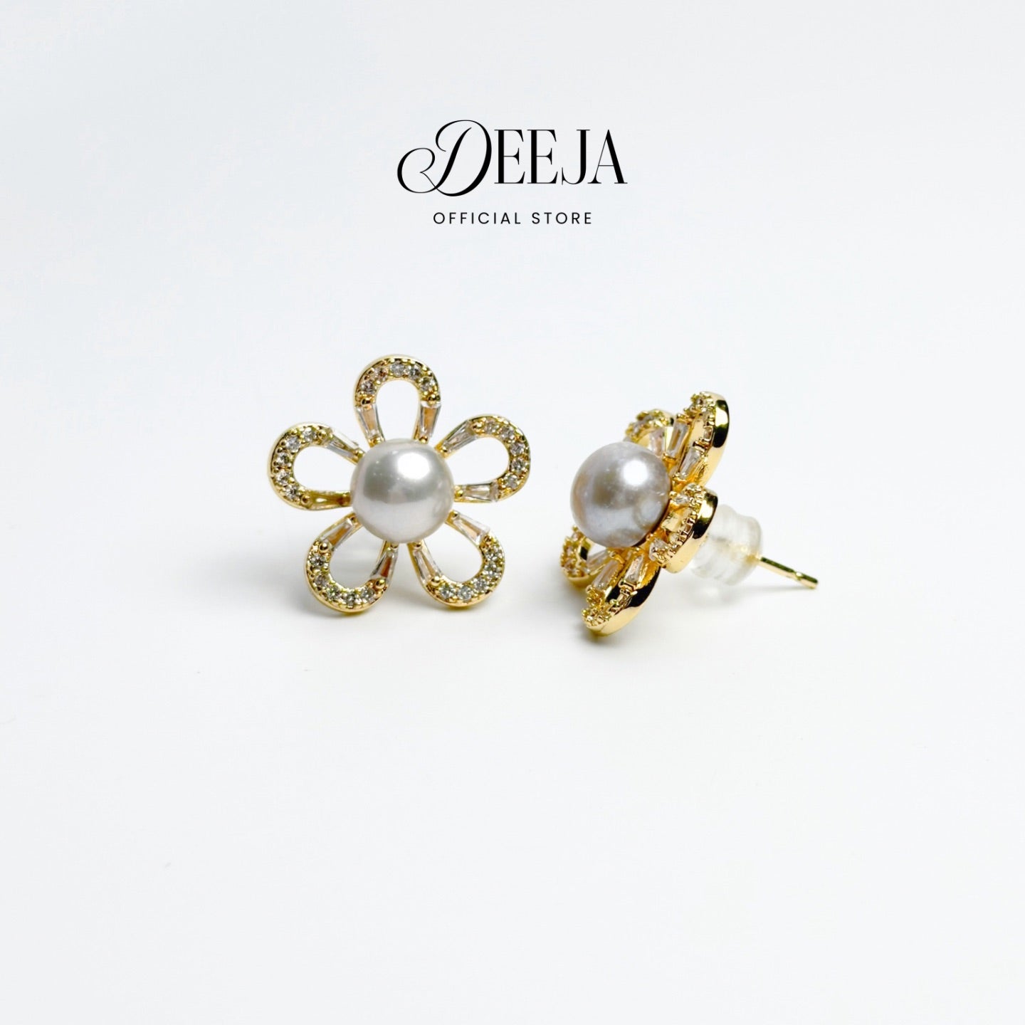 Deeja • FRESHWATER PEARL Set of Necklace and Earrings Set FPS100300