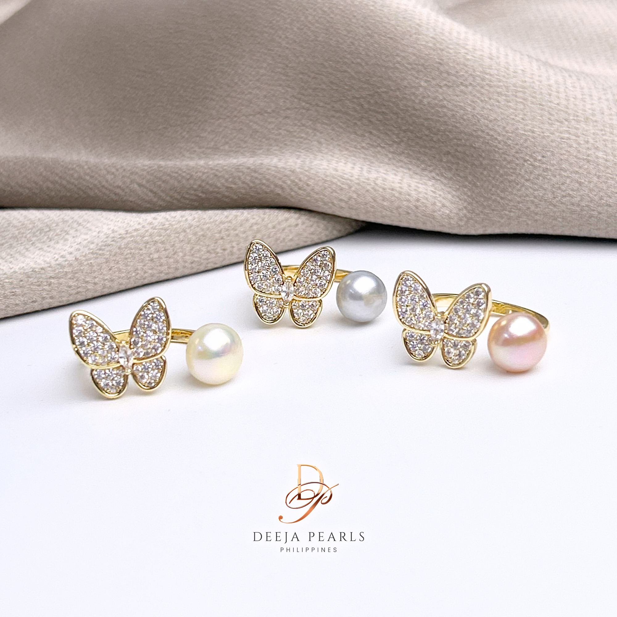 DPR107 • Freshwater Pearl Adjustable Ring