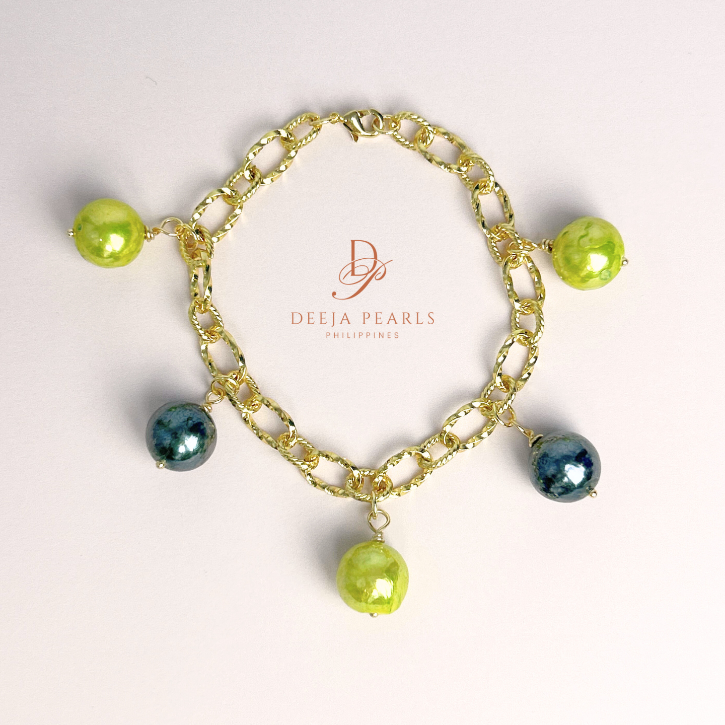Edison Pearl Charm Bracelet