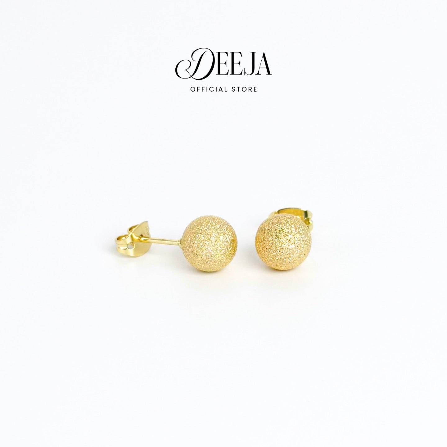 Deeja • Ball Stud Earrings 18K Gold Coated XN10750