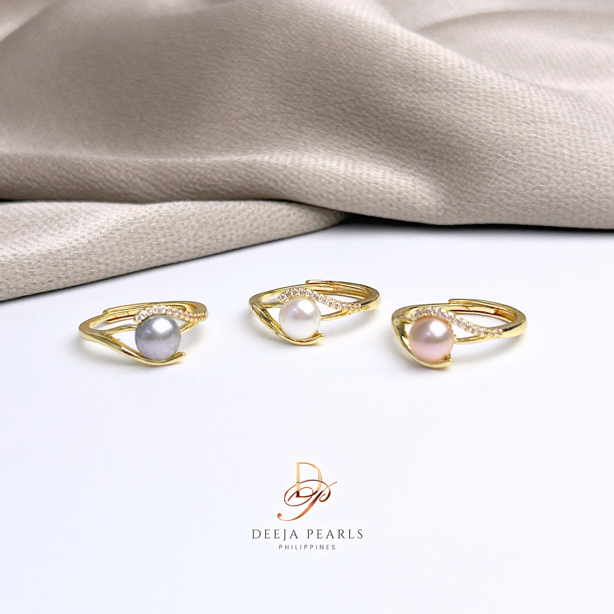 DPR119 • Freshwater Pearl Adjustable Ring