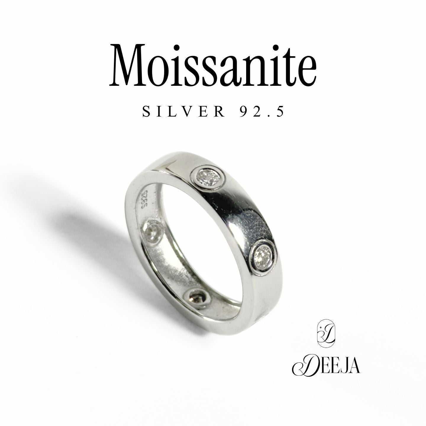 Moissanite Full Eternity Ring MRE07