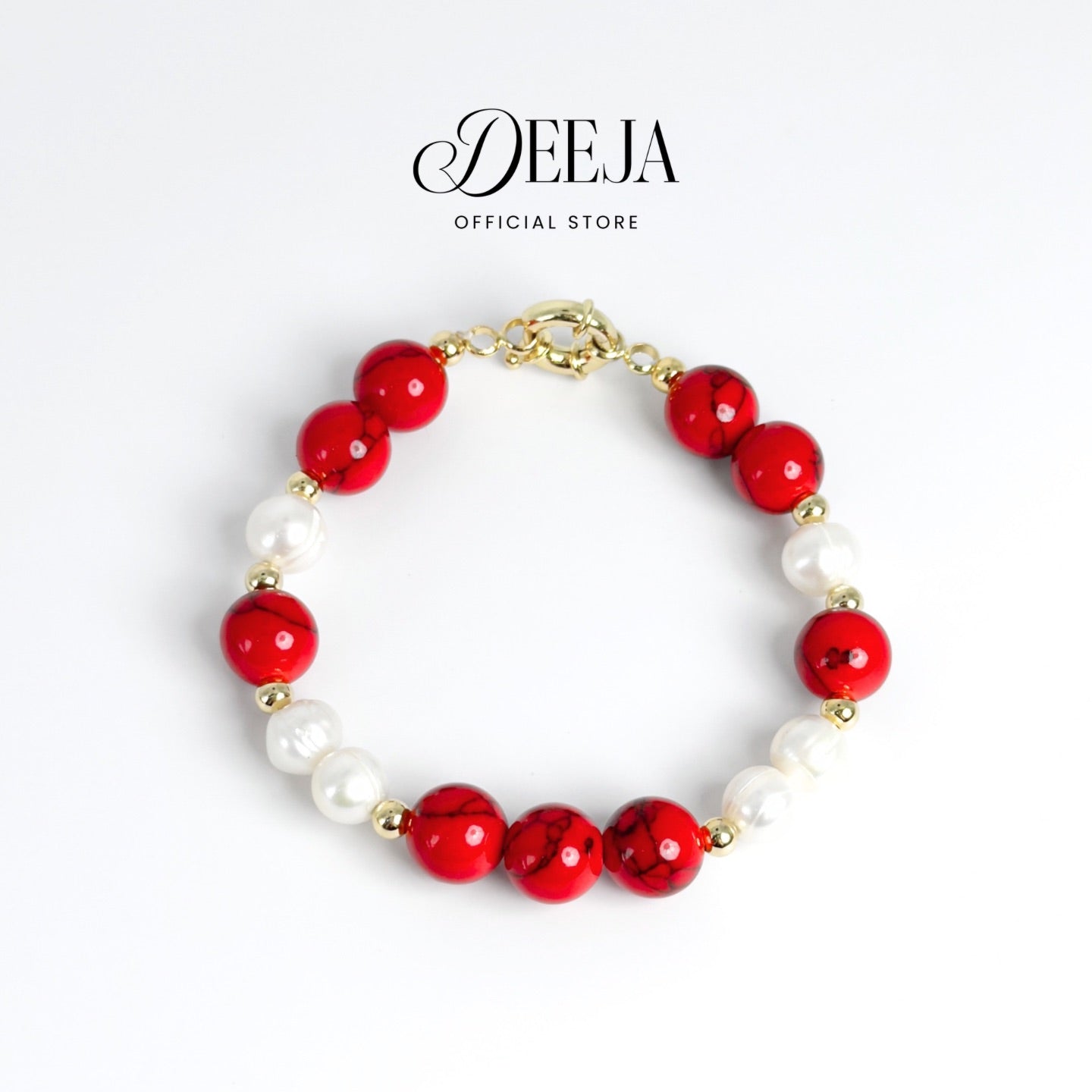 Deeja • Natural Gemstone Bracelet Freshwater Pearl FPB10140