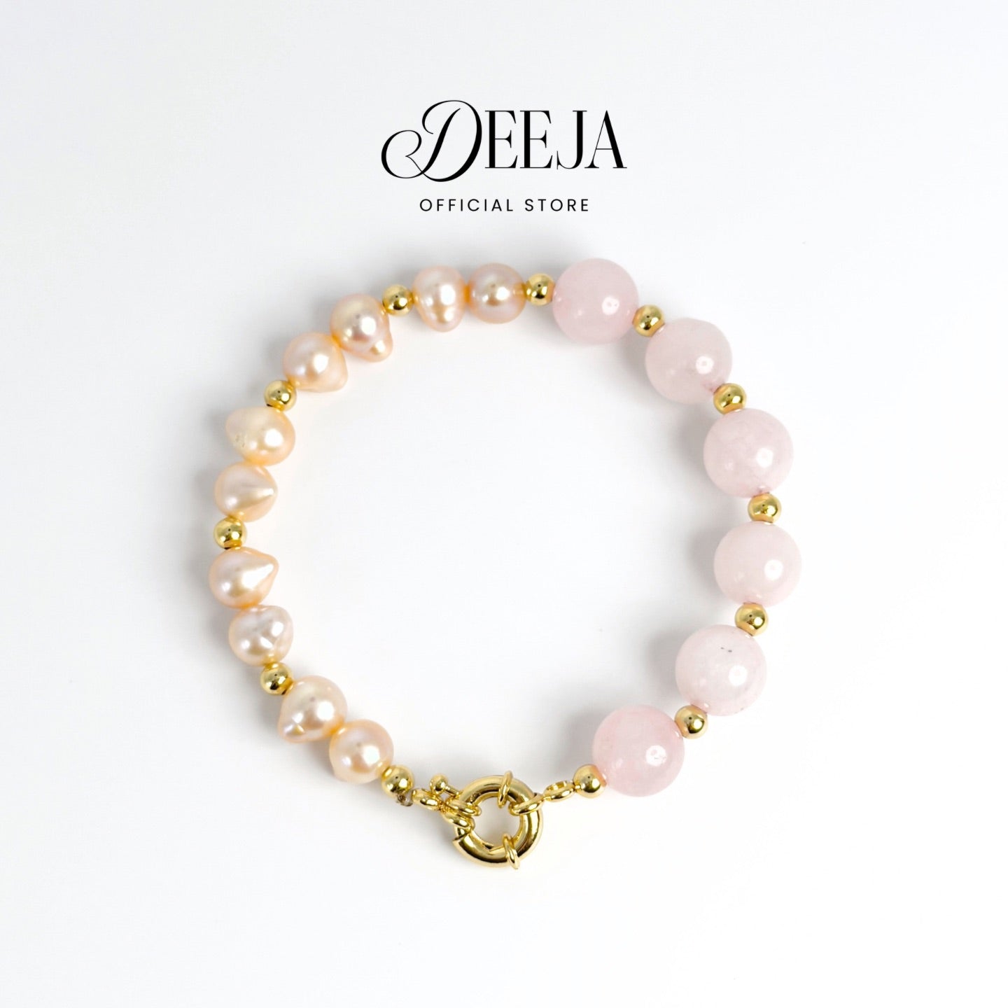 Deeja • Gemstone Freshwater Pearl Bracelet FPB10170