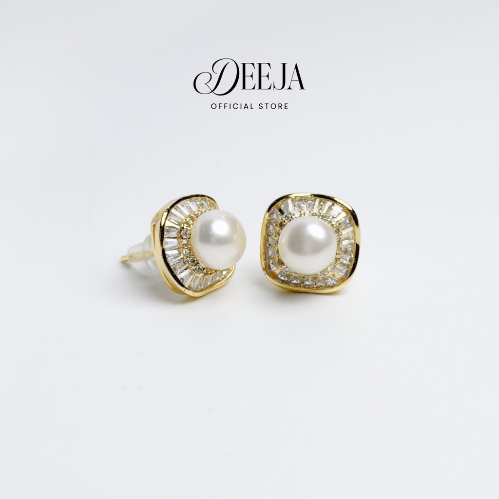 Deeja • FRESHWATER PEARL Set of Necklace and Earrings FPS100270
