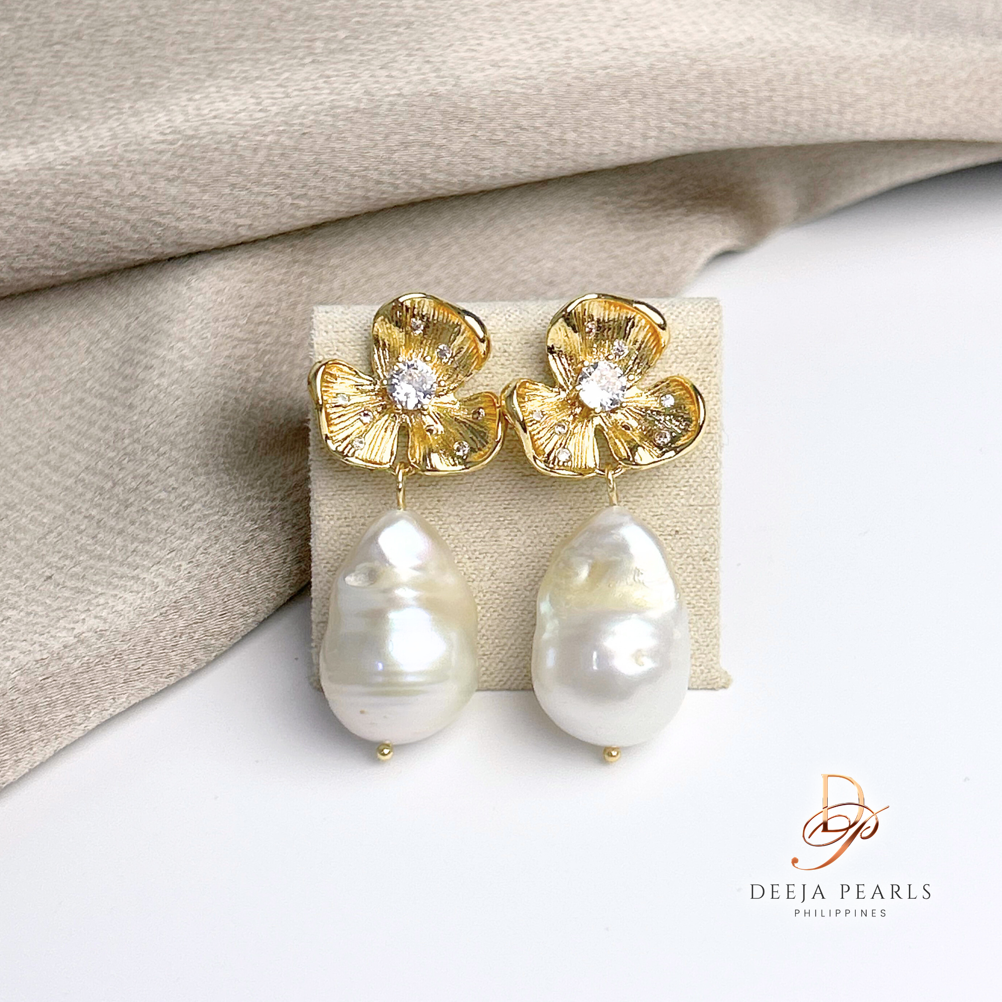 DPE119 • Baroque Freshwater Pearl Dangle Earrings