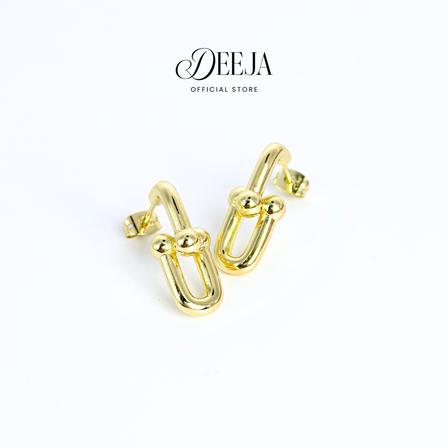 Deeja • Hardwear Stud Earrings 18K Gold Coated XN10850
