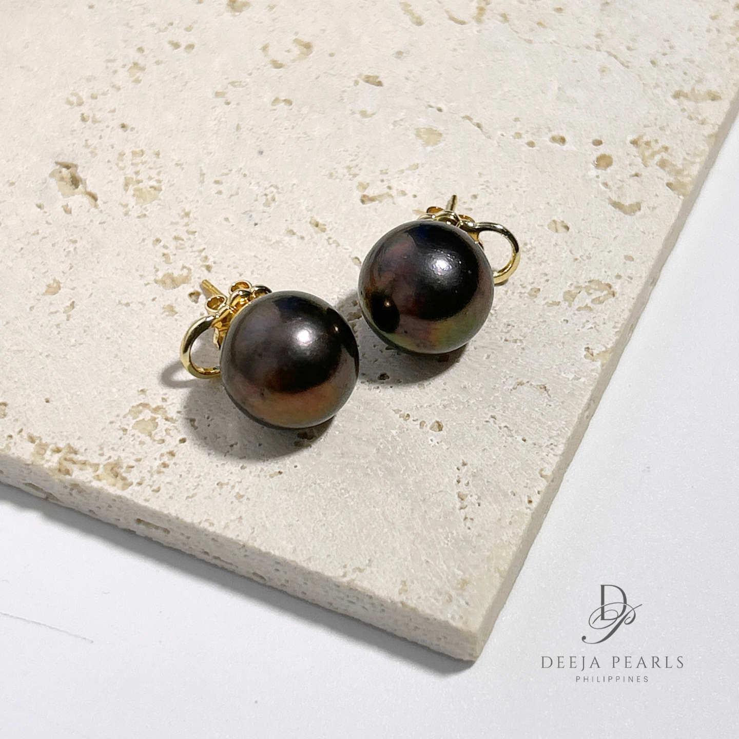 DPE132 • Edison Pearl Round AA Stud Earrings