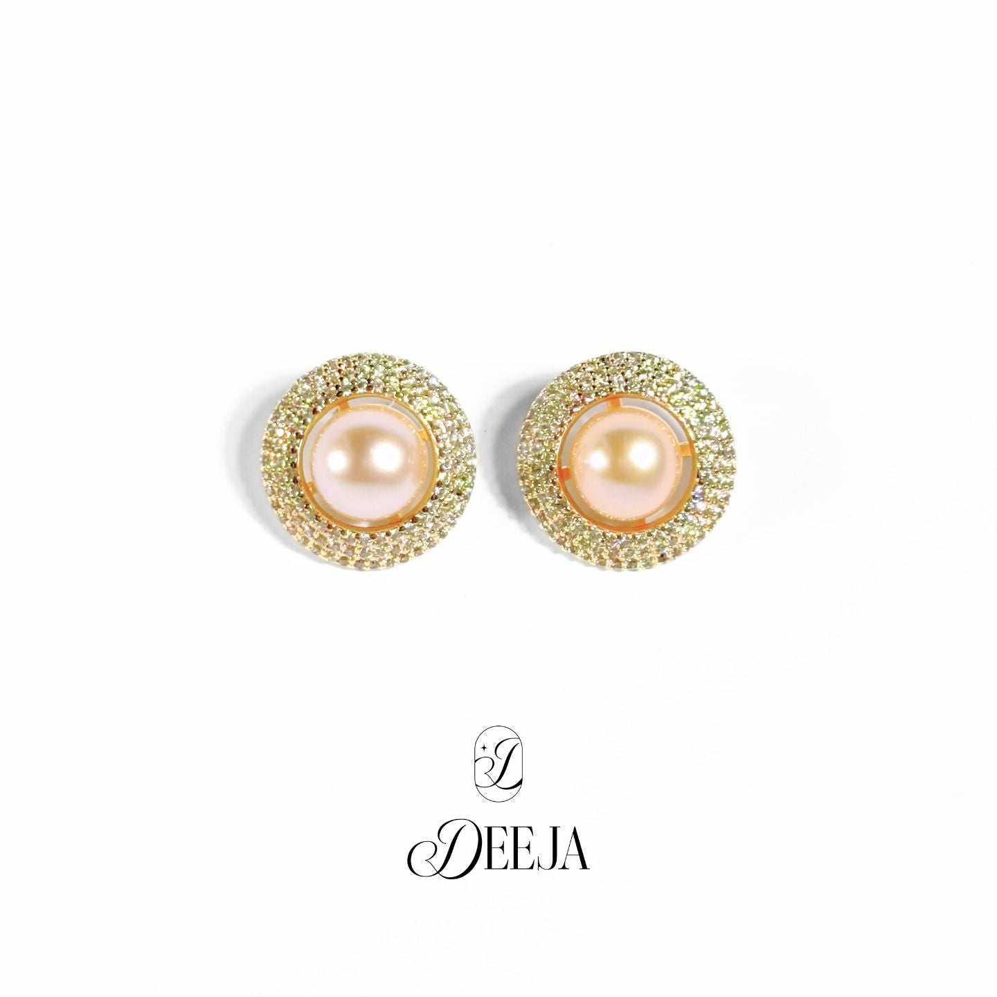 Freshwater Pearl Stud Earrings • FWE21