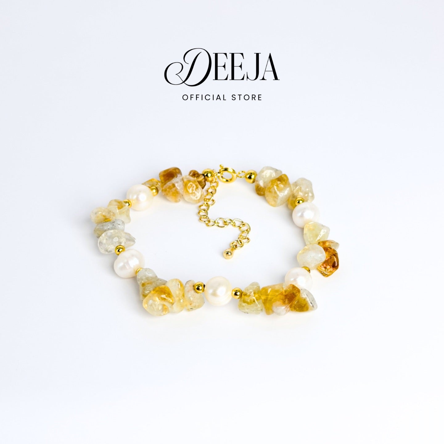 Deeja • Natural Gemstones and Freshwater Pearl Bracelet FPE10105