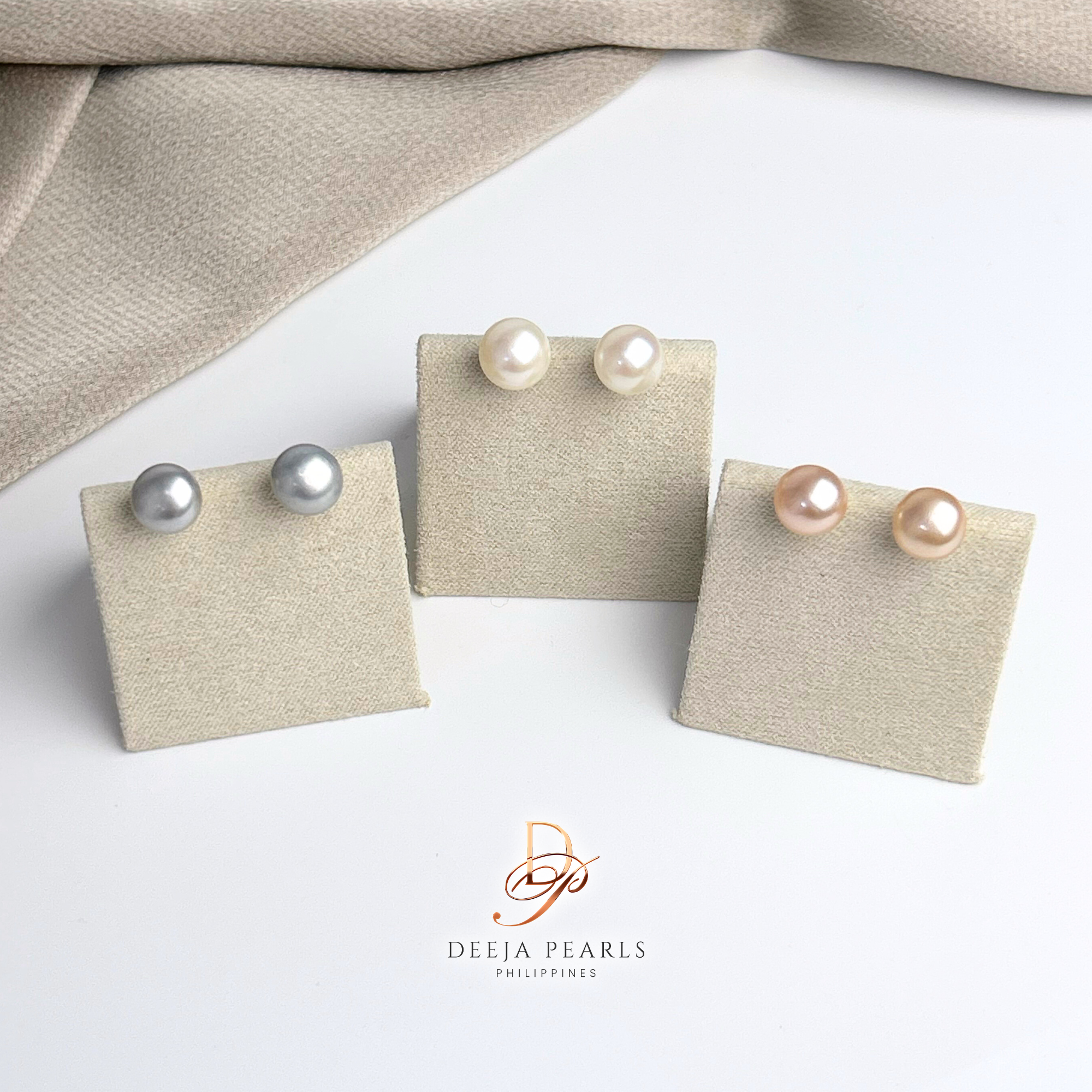DPE172 • Freshwater Pearl Classic Stud Earrings