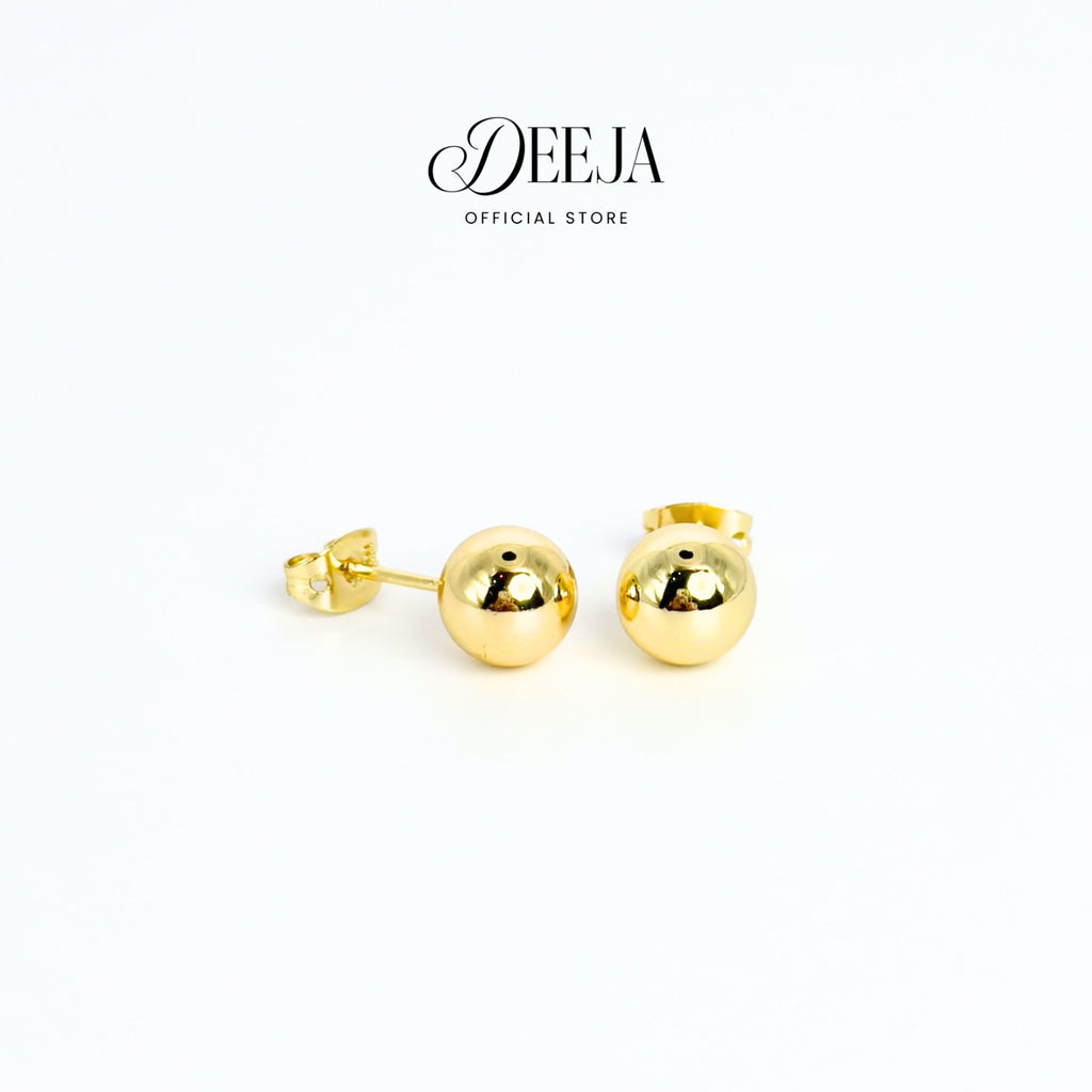 Deeja • Ball Stud Earrings 18K Gold Coated XN10750