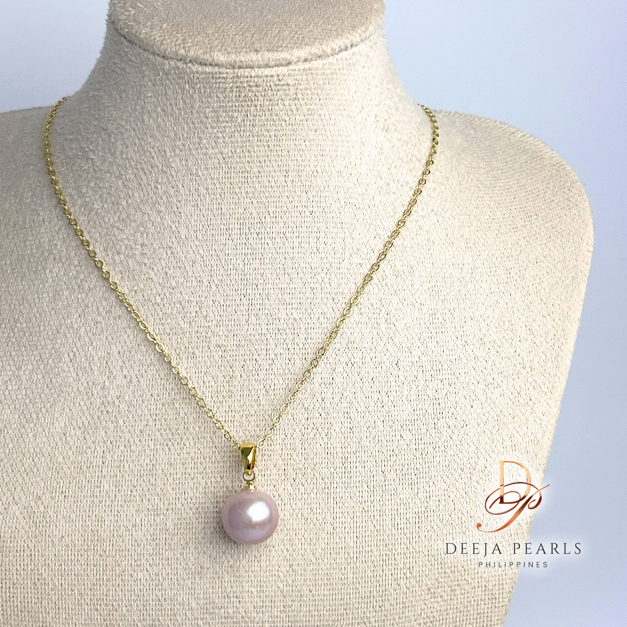 EPN104 • Pink Edison Pearl Pendant Necklace