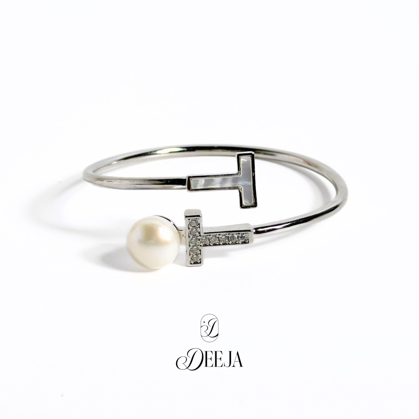 Talia | Freshwater Pearl Bangle • FWB18