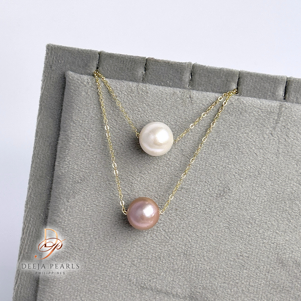 DPN109 • Edison Pearl Floating Necklace