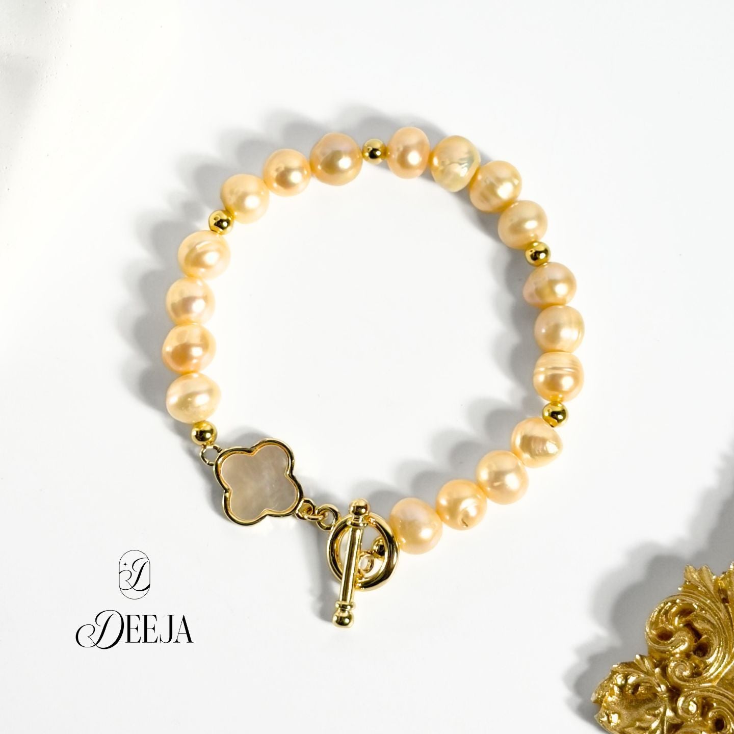 Claire | Freshwater Pearl Bracelet • FWB04