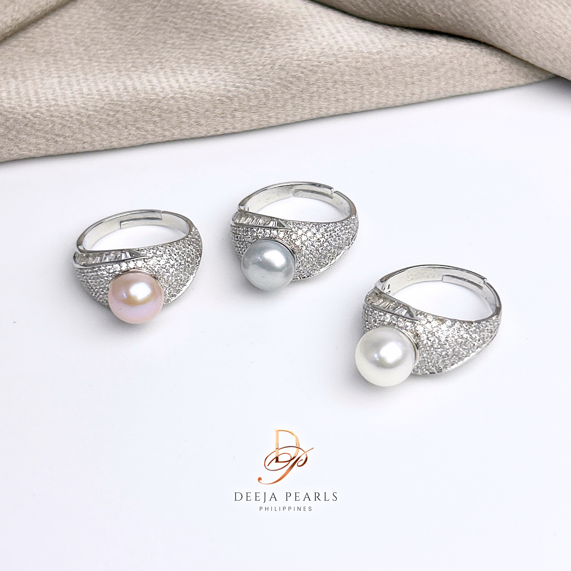 DPR115 • Freshwater Pearl Adjustable Ring