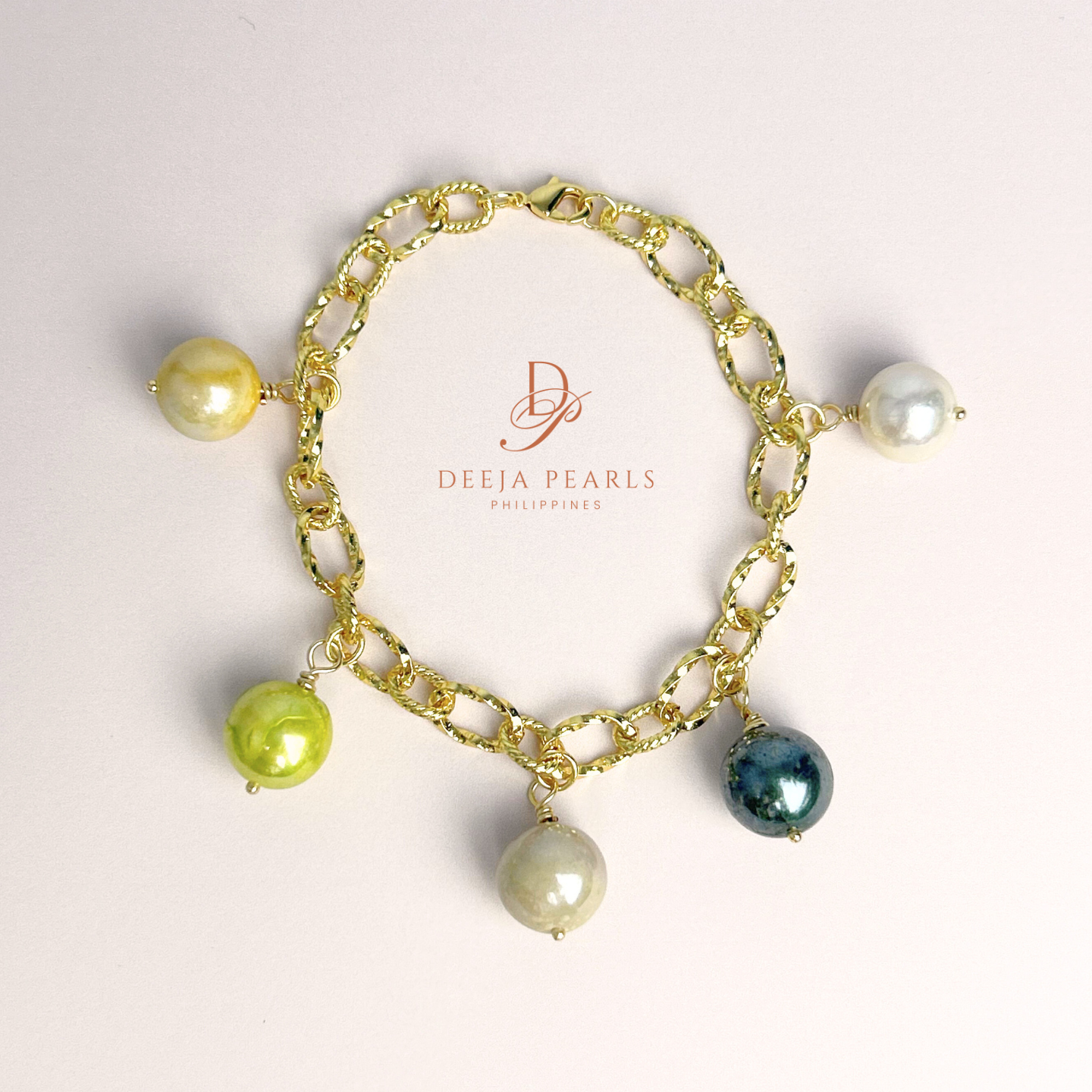 Edison Pearl Charm Bracelet