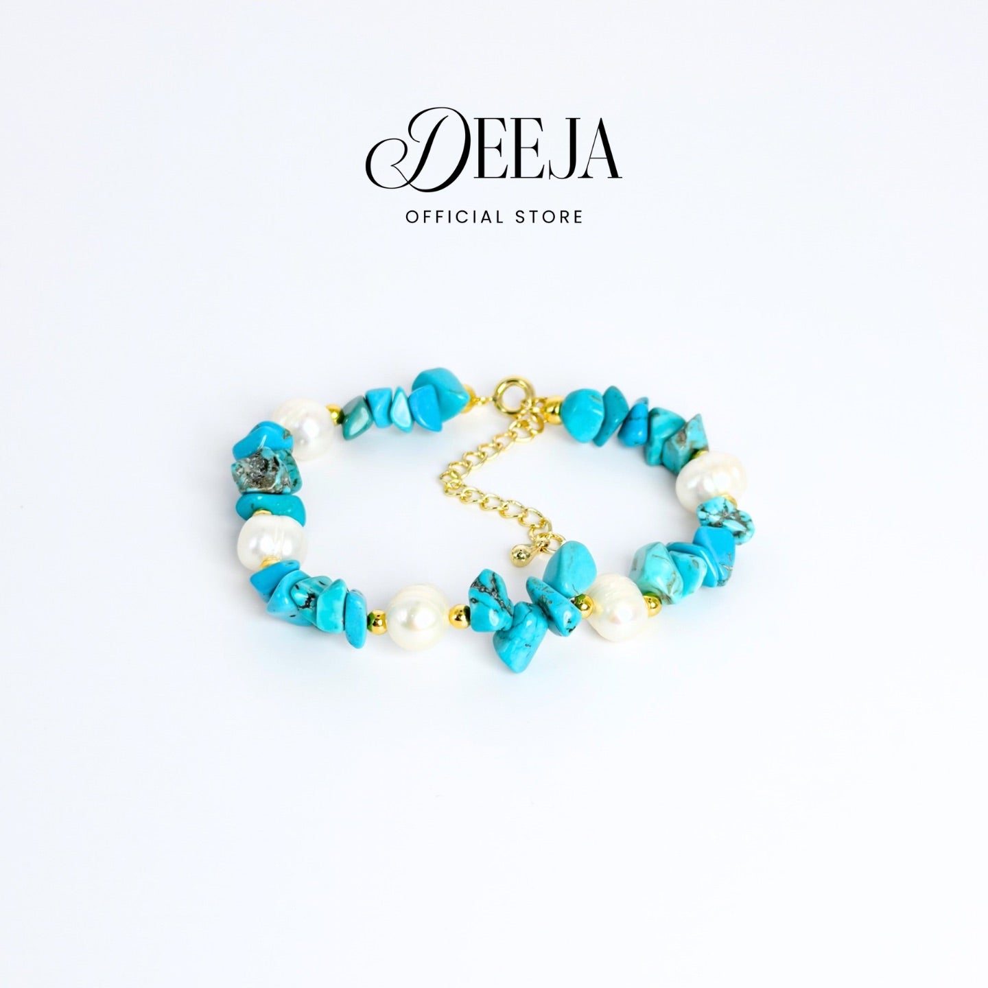 Deeja • Natural Gemstones and Freshwater Pearl Bracelet FPE10105