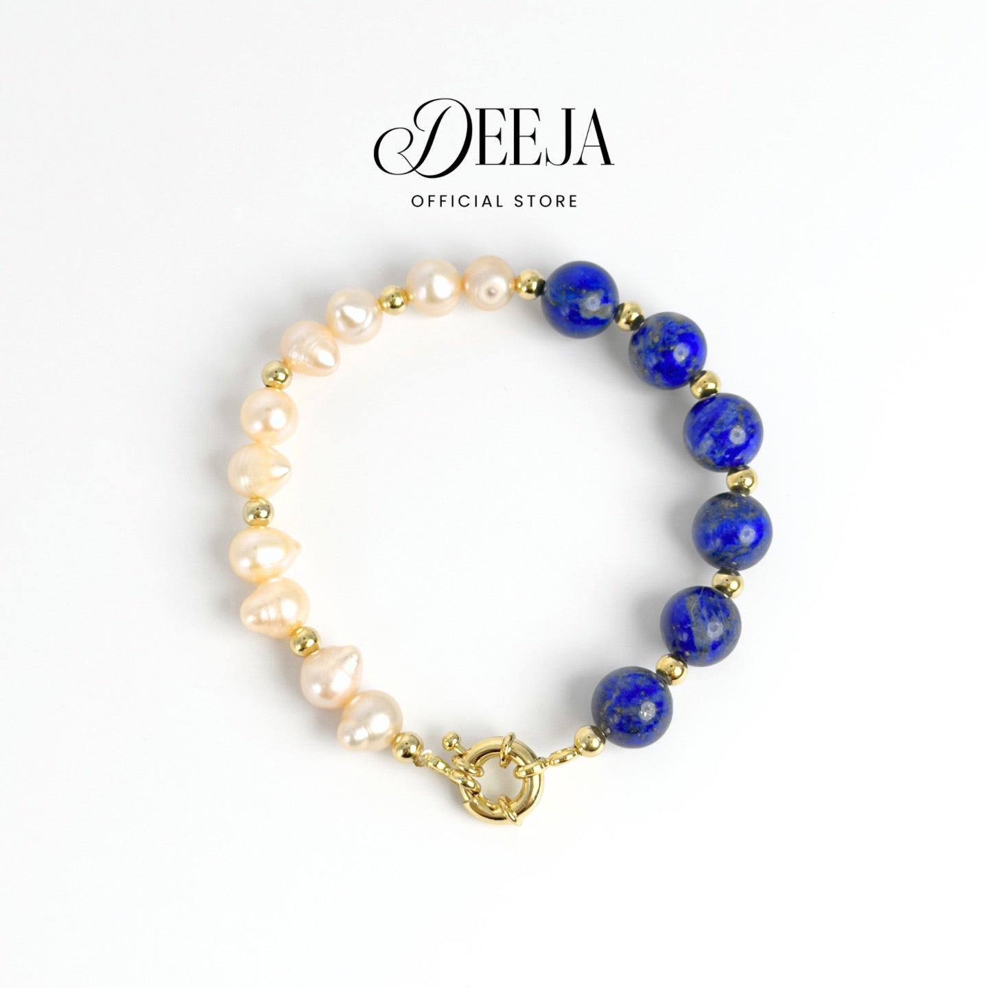 Deeja • Gemstone Freshwater Pearl Bracelet FPB10170