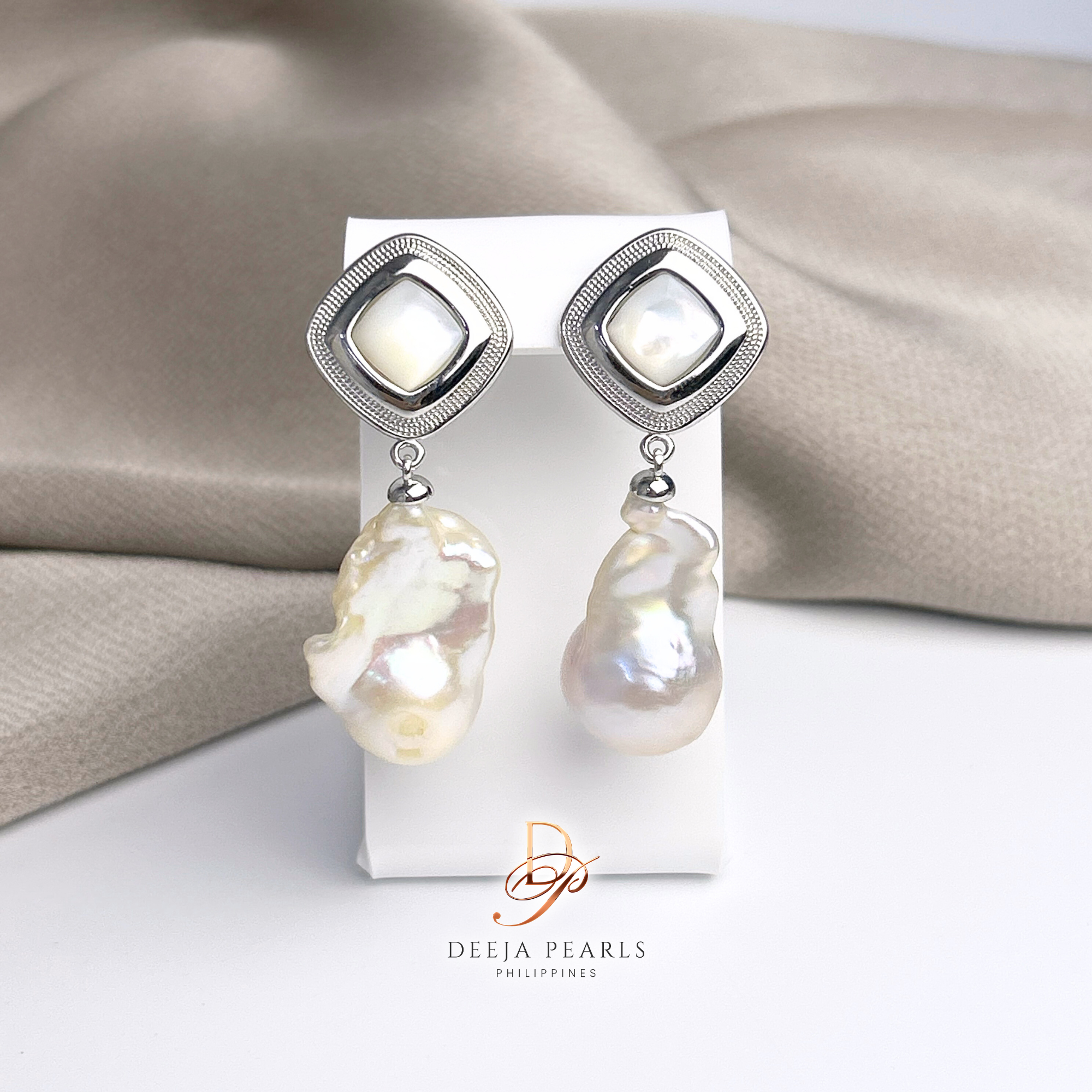 DPE153 • Baroque Freshwater Pearl Dangle Earrings