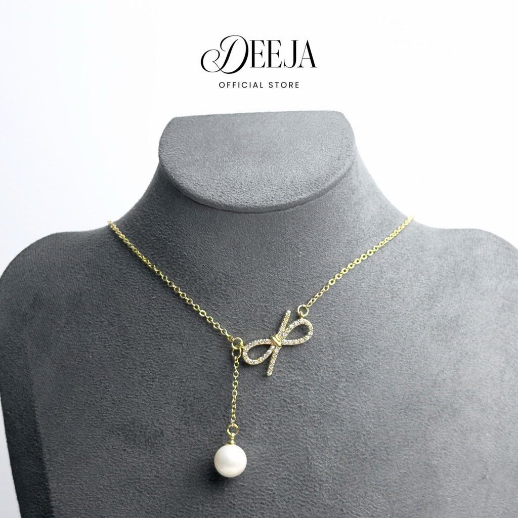 Deeja • Ribbon Freshwater Pearl Necklace FPN10120