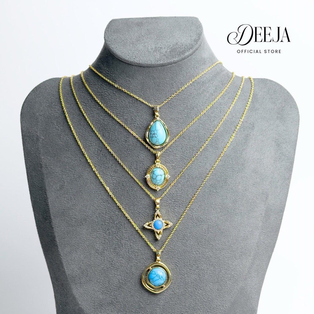 Deeja • Turquoise Necklace Collection FPN10115